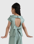 Cut-Out Back Bow Top