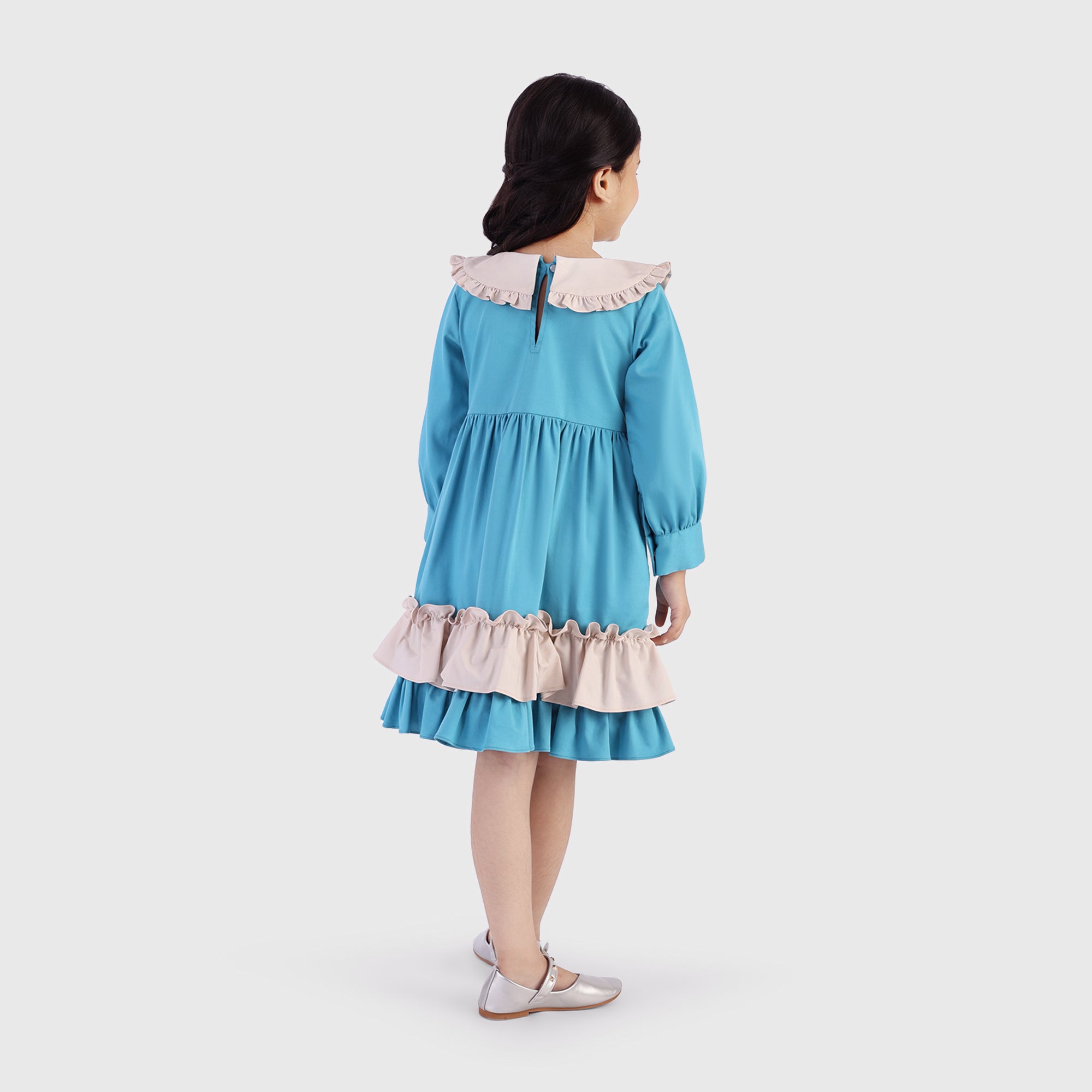 Double Ruffle Twirl Dress