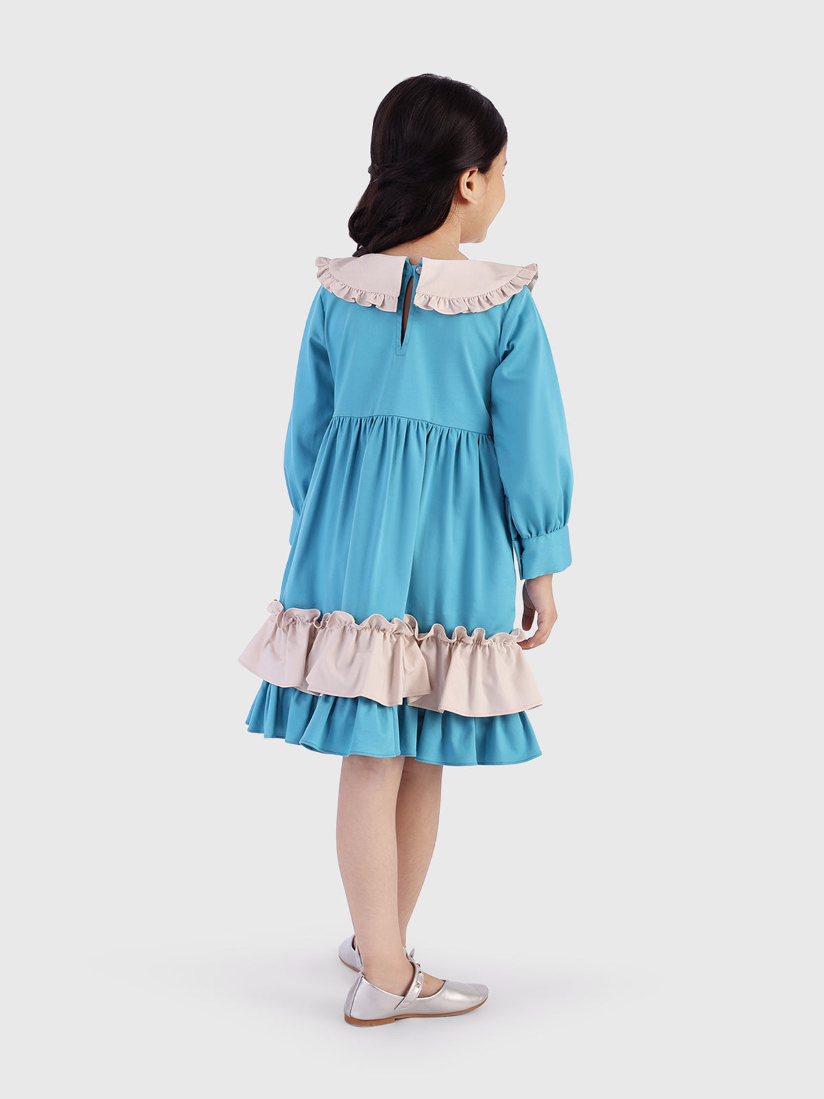 Double Ruffle Twirl Dress