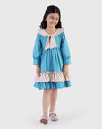 Double Ruffle Twirl Dress