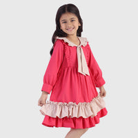 Double Ruffle Twirl Dress