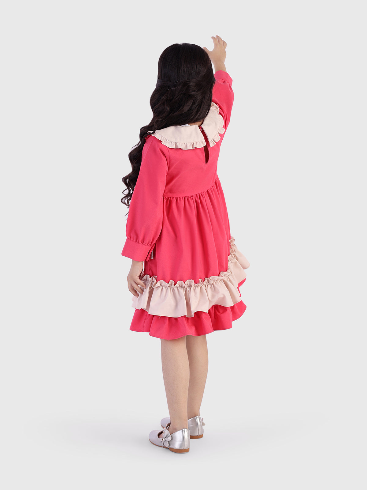 Double Ruffle Twirl Dress