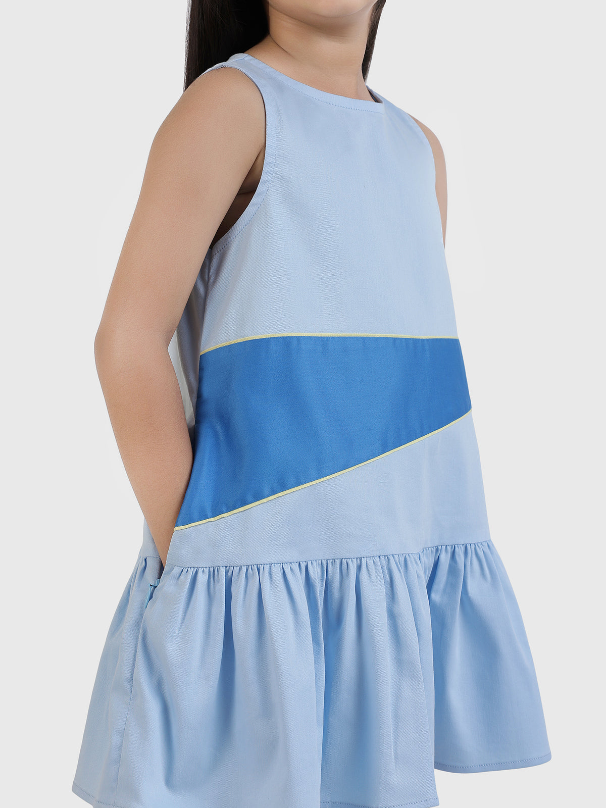 Drop Waist Panel Dress