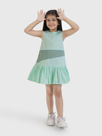 Drop Waist Panel Dress