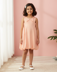 Balloon Dress with Smocked Panels