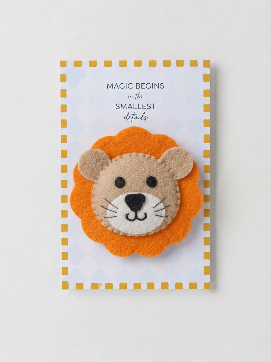 Lion Brooch