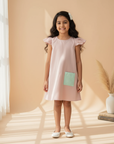 Daisy dress with pleated pocket