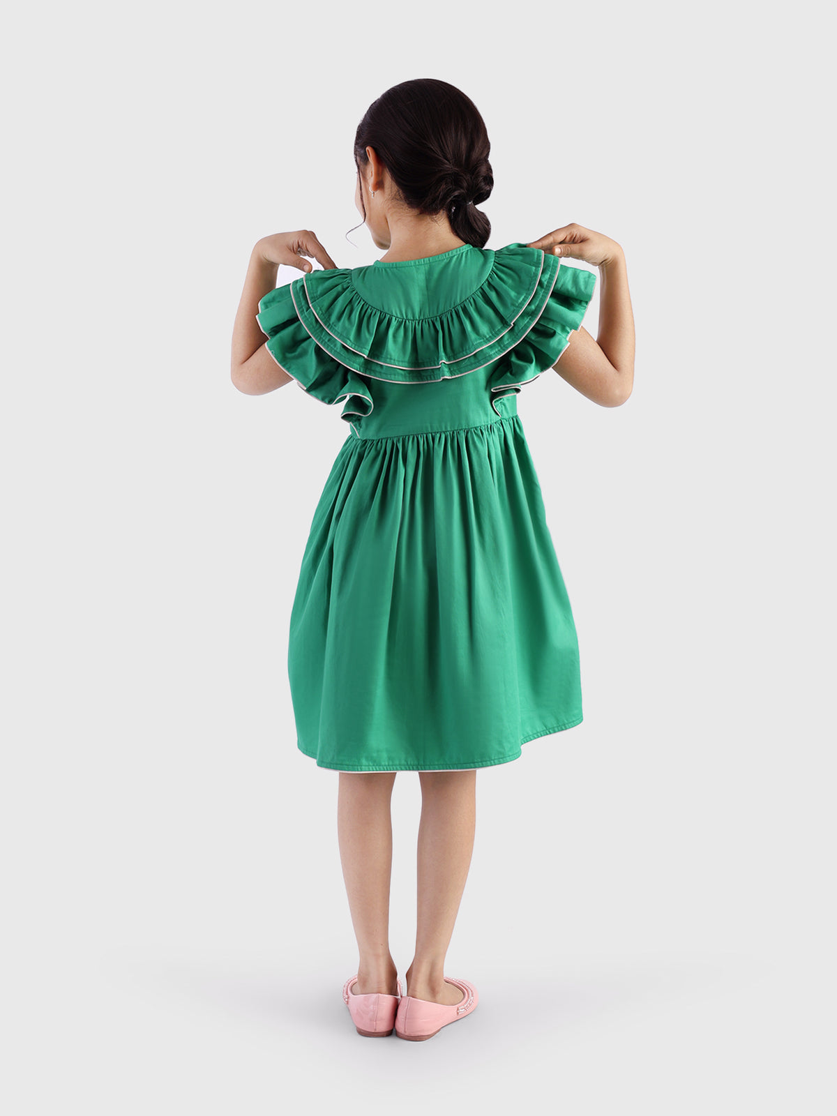 Layered Frill Twirl Dress