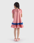 Peter Collar dress with Ruffles