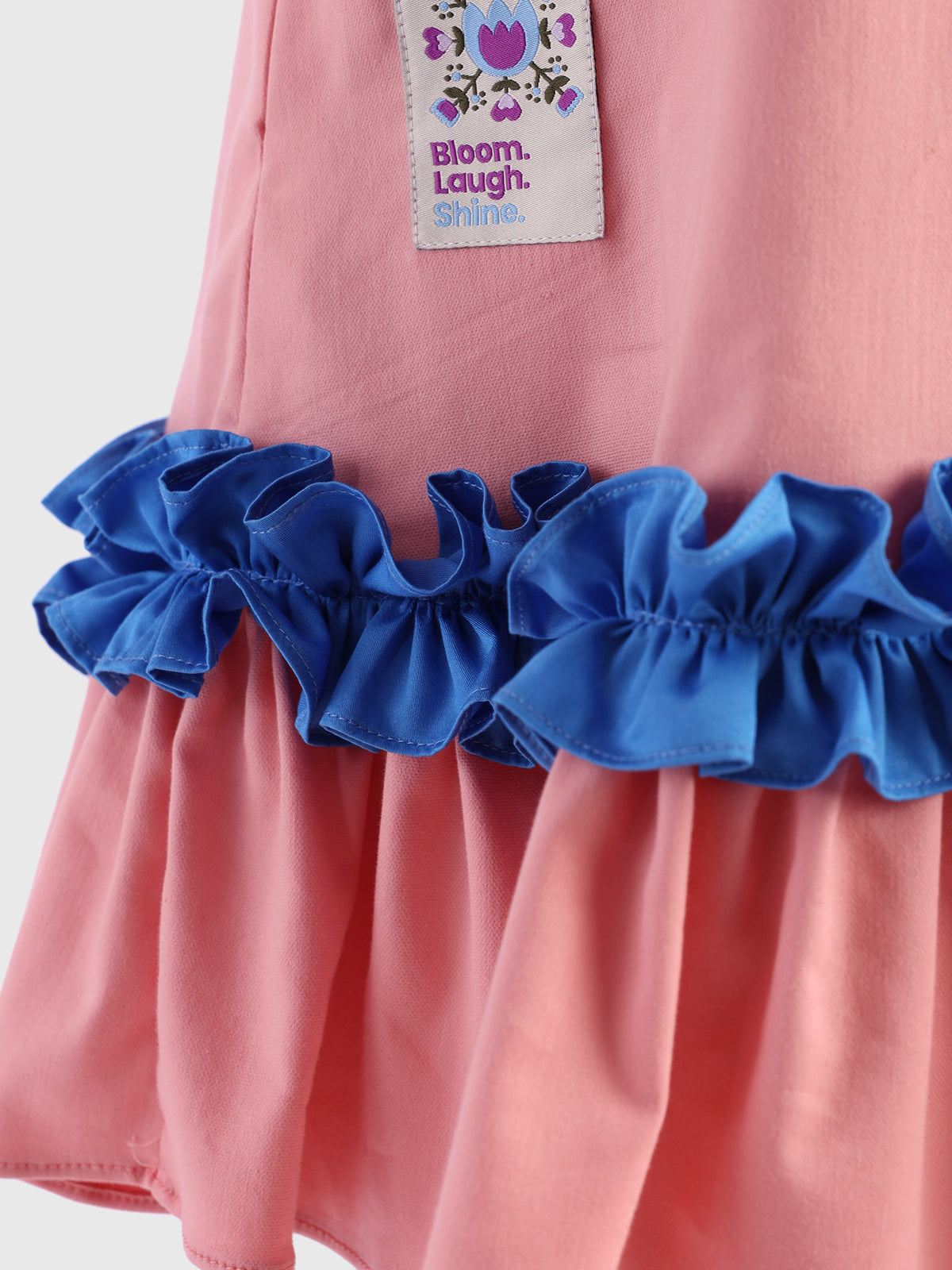 Peter Collar dress with Ruffles