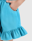 Relaxed Ruffle Shorts