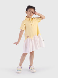 Scallop Hem A-Line Dress