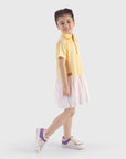 Scallop Hem A-Line Dress