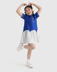 Scallop Hem A-Line Dress