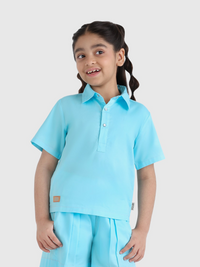 Stitch Detail Collar Top