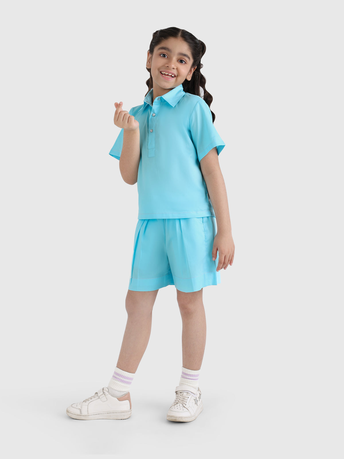 Stitch Detail Collar Top