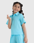 Stitch Detail Collar Top