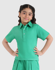 Stitch Detail Collar Top