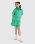 Stitch Detail Collar Top