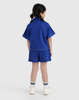 Stitch Detail Pleated Shorts