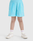 Stitch Detail Pleated Shorts