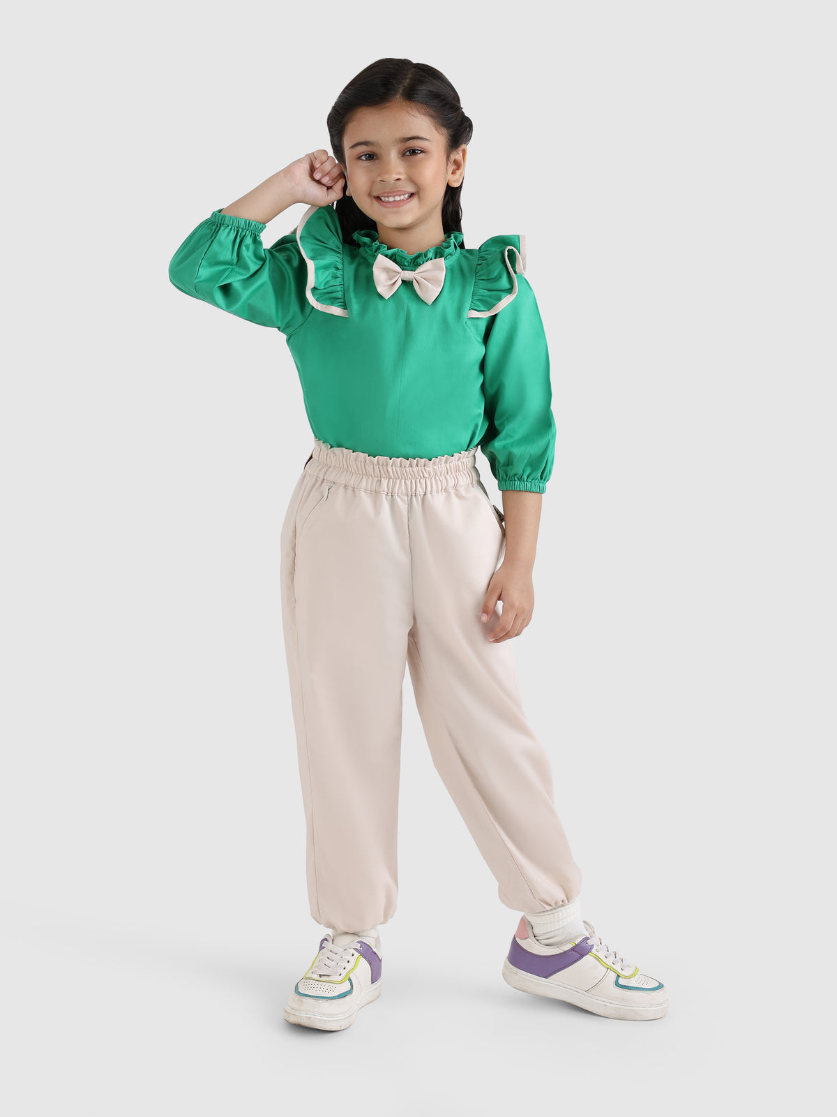 Sweet Bow Frill Top