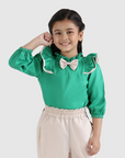 Sweet Bow Frill Top