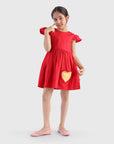 Swing Dress with Heart Detail