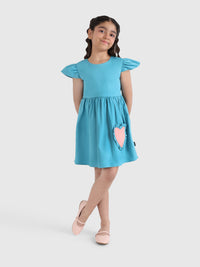 Swing Dress with Heart Detail