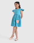 Swing Dress with Heart Detail