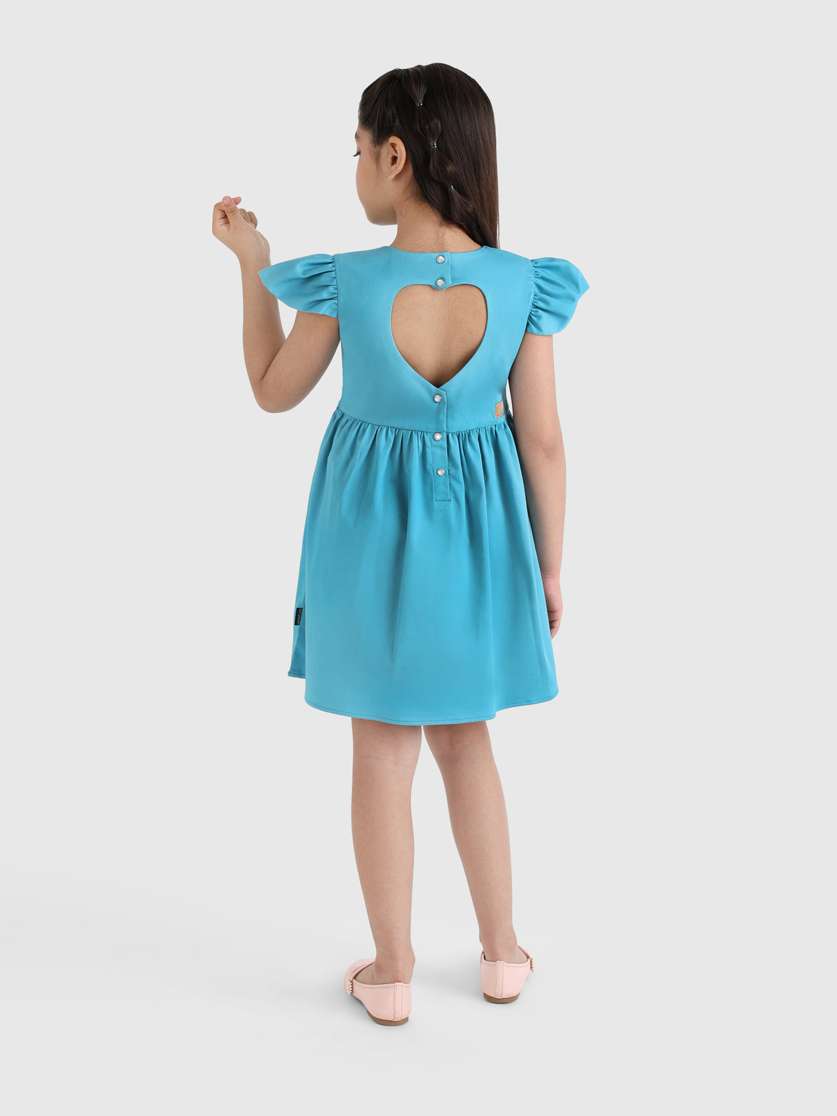 Swing Dress with Heart Detail