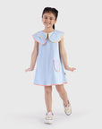 Swing Dress with Layer Collar