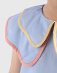 Swing Dress with Layer Collar