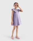 Swing Dress with Layer Collar