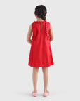 Swing Dress with Ruffle Details