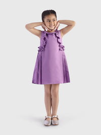 Swing Dress with Ruffle Details