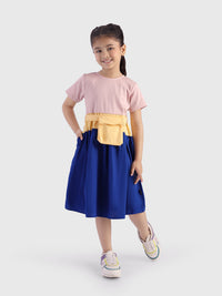 Tiered Dress with Bag