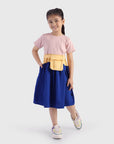 Tiered Dress with Bag