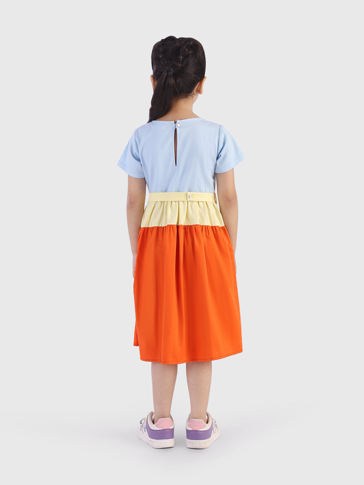 Tiered Dress with Bag