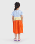 Tiered Dress with Bag