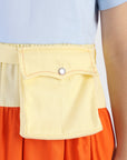 Tiered Dress with Bag