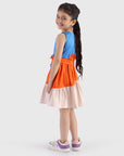 Tiered Dress with Round Bag